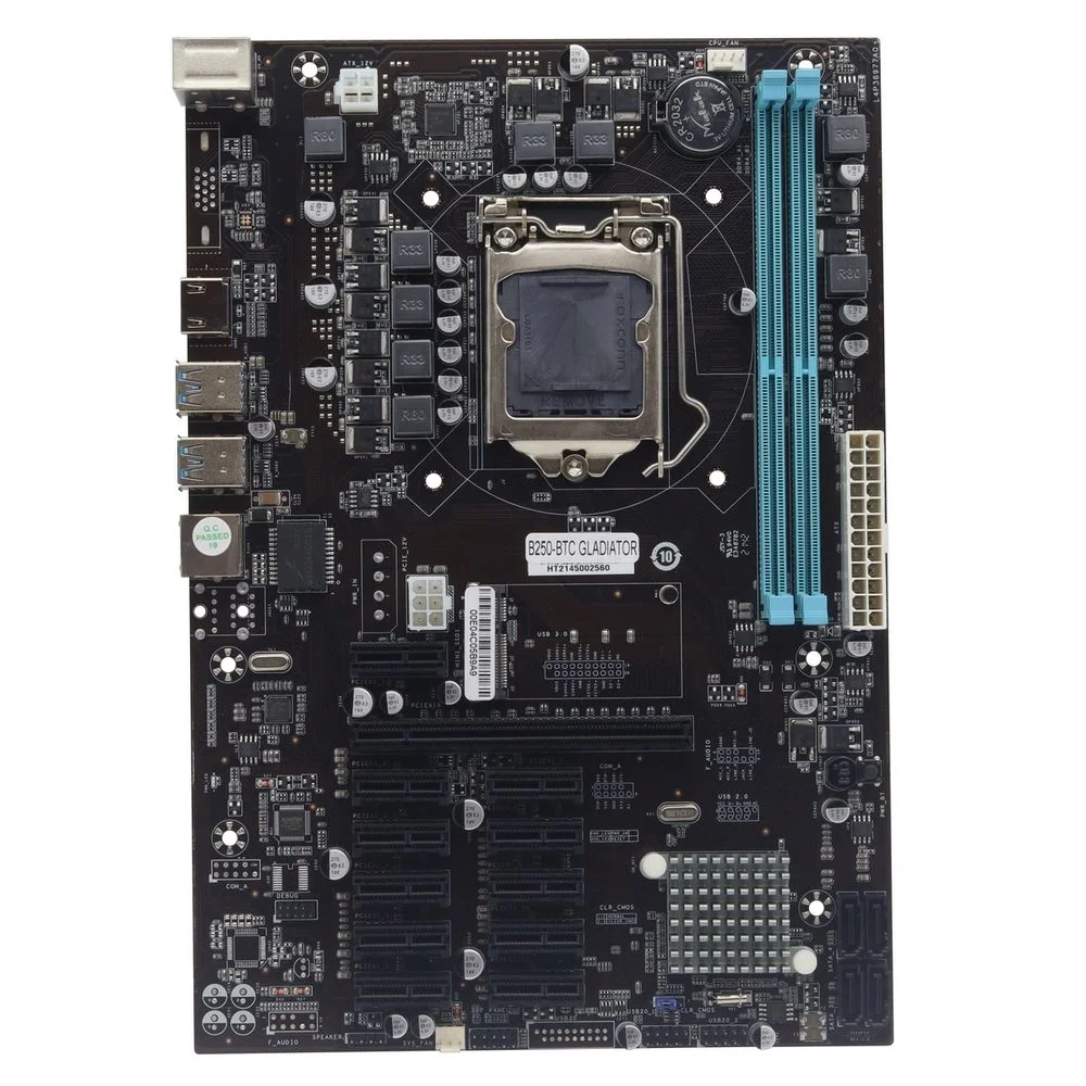 Материнская плата Esonic Bad Pack B250-BTC-Gladiator LGA 1151 ATX 2хDDR4 PCI-Ex16 11xPCI-Ex1 HDMI VGA RTL {20} bp (B250-BTC-GLADIATOR||BP)