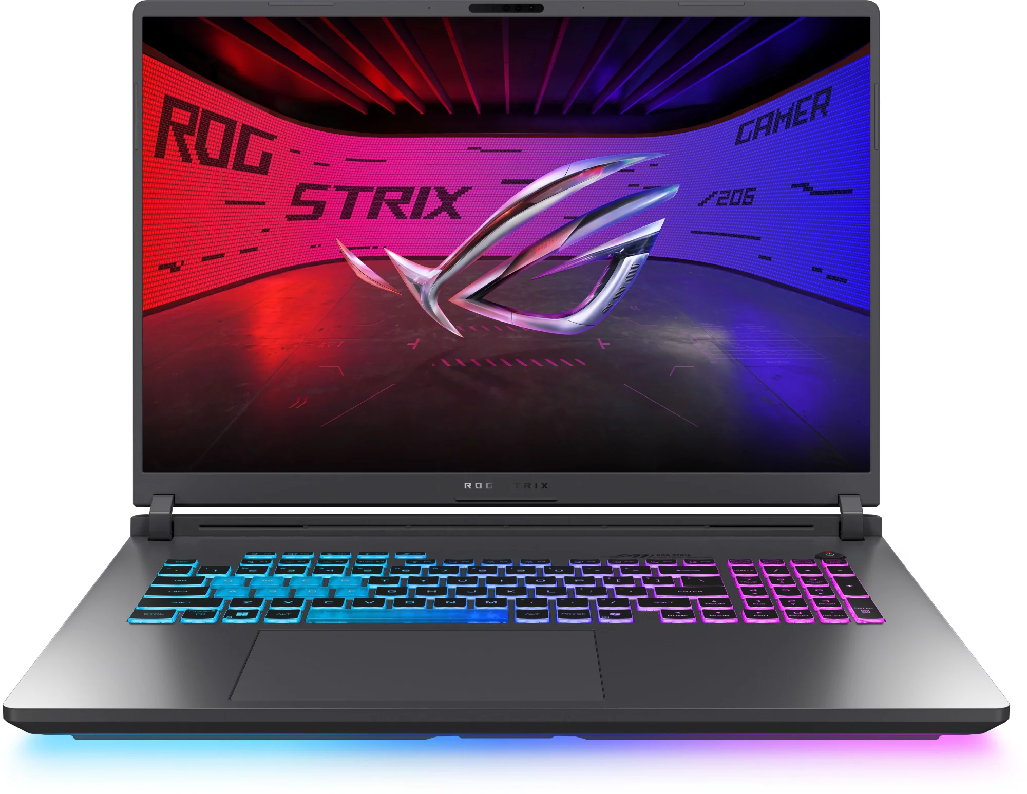 Ноутбук/ ASUS ROG Strix G18 G815JMR-S9080 18"(2560x1600 (матовый, 240Hz, 3ms) IPS)/Intel Core i7 14650HX(2.2Ghz)/32768Mb/1024PCISSDGb/noDVD/Ext:NVIDIA GeForce RTX 5060(8192Mb)/Cam/BT/WiFi/90WHr/war 1y/3.2kg/Eclipse Gray/ (90NR0LE1-M00450)