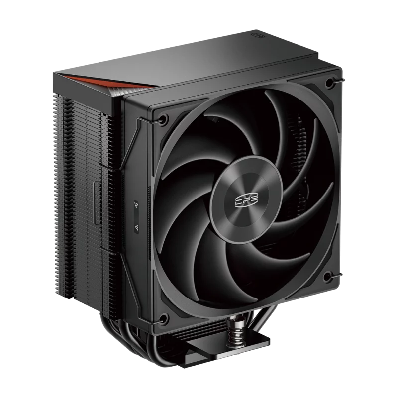 Кулер для процессора/ CPU Cooler PCCooler RZ500 BK (250W, 4-pin PWM, 155mm, Al/Cu, 5x6mm, 1x120mm, 86.73CFM, 32dBA, 2200RPM, S: 1851/1700/1200/115X, AM5/AM4, black)