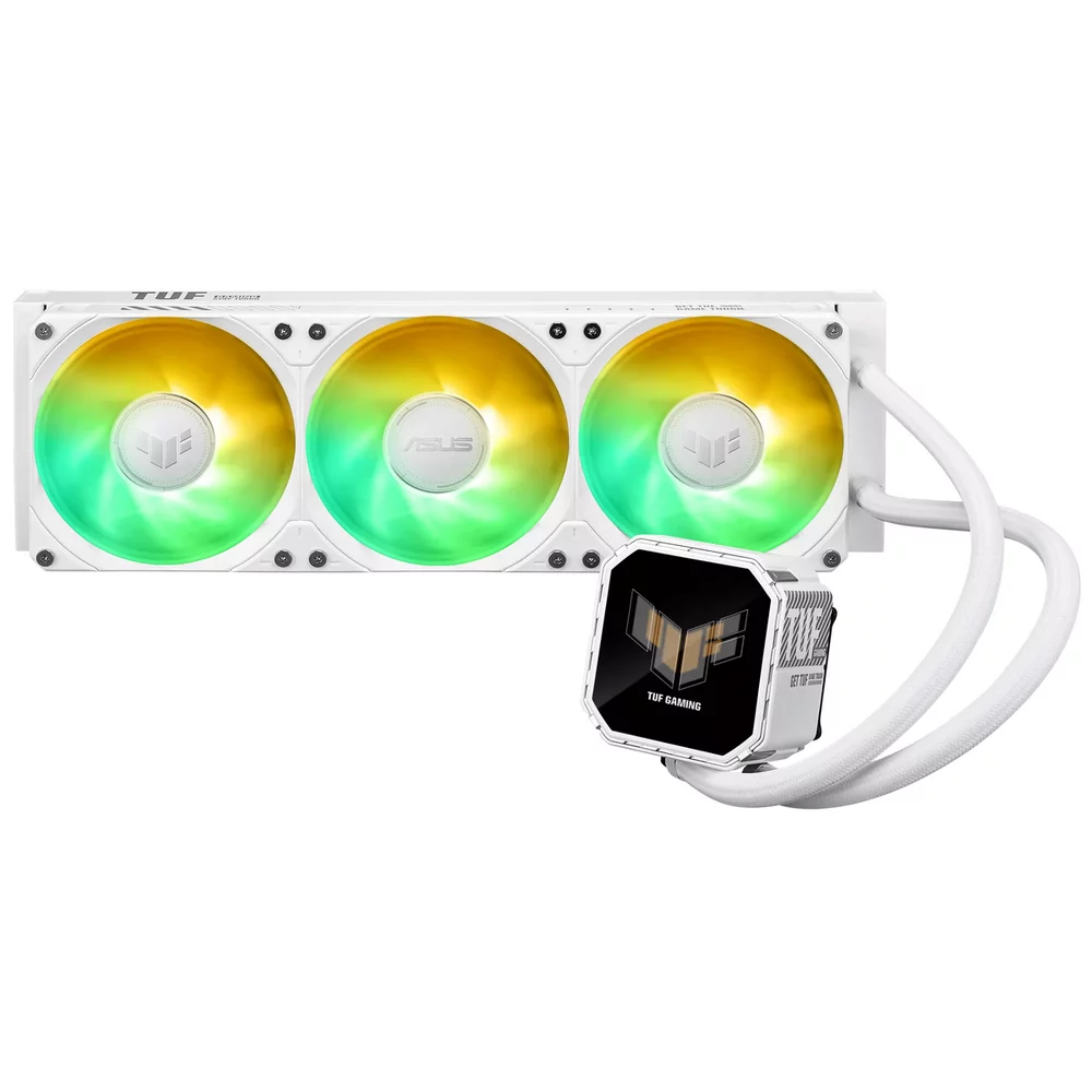 Жидкостная система охлаждения ASUS TUF GAMING LC III 360 ARGB LCD WHT (90RC01A2-B0EAY0)