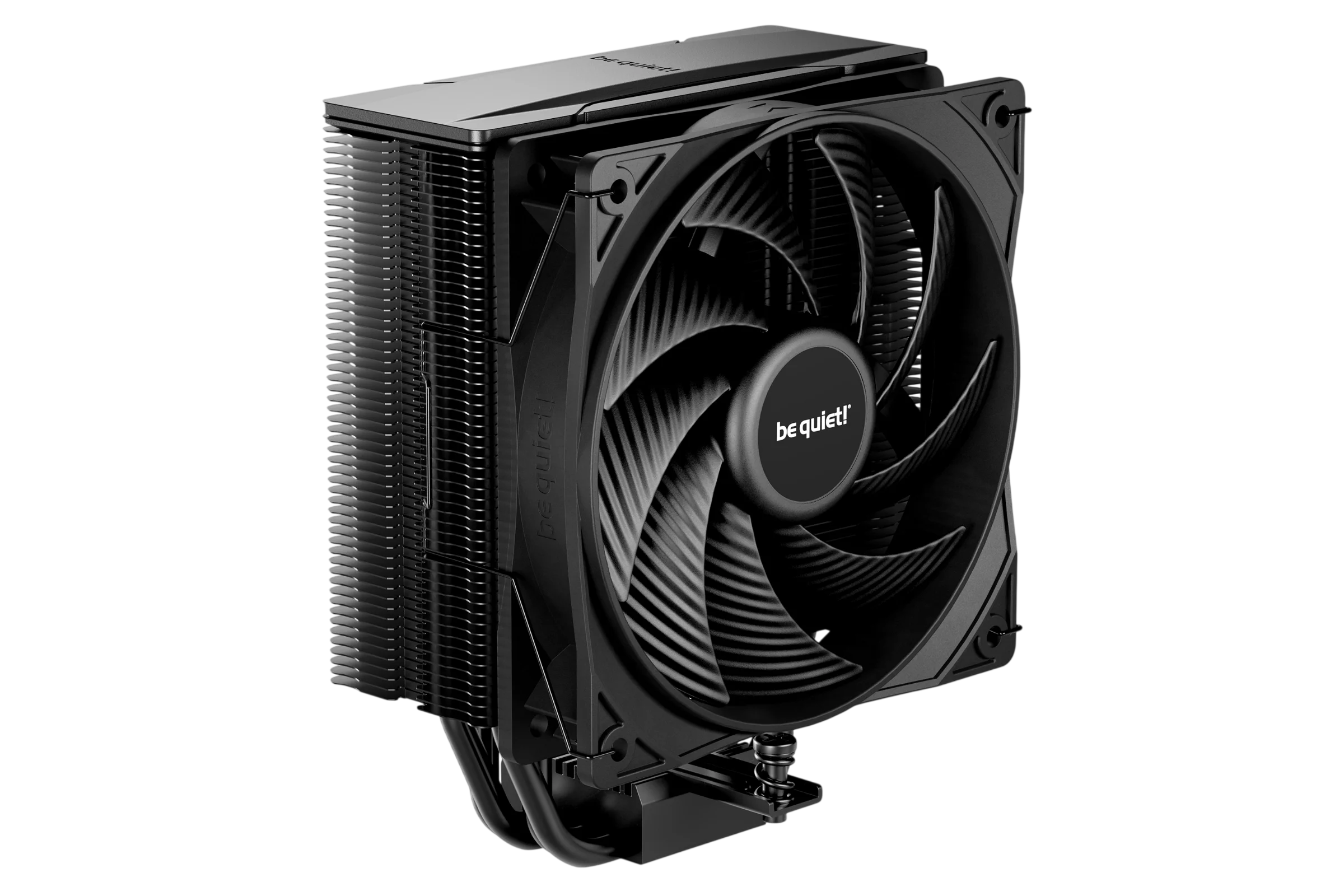 Кулер для процессора/ CPU Cooler be quiet! PURE ROCK 3 (190W, 4-pin PWM, 154mm, Al/ Cu, 4x6mm, 1x120mm, 59.6CFM, 31.2dBA, 2000RPM, S: 1851/ 1700/ 1200/ 115X, AM5/ AM4, black) (BK039)