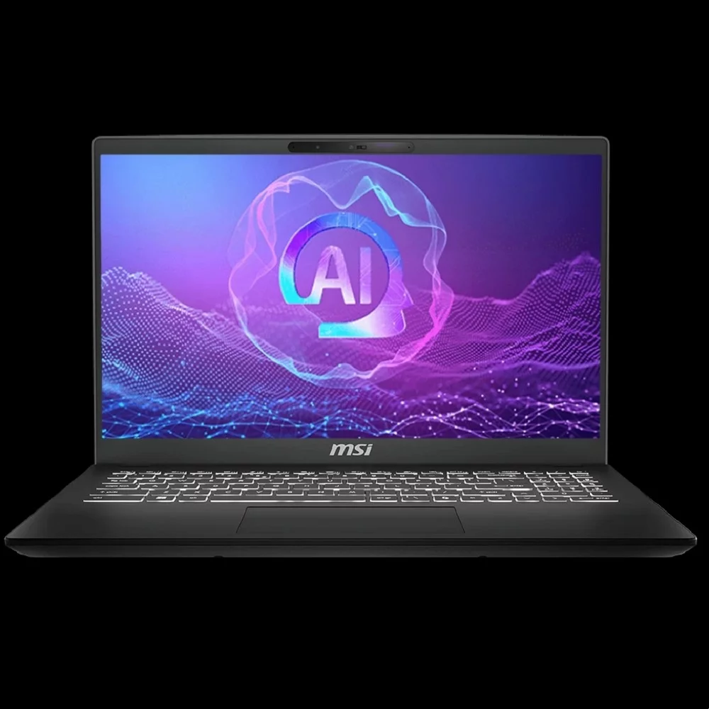 Ноутбук MSI Modern 15 H AI C1MTG-084US Ultra 9 185H 32Gb SSD1Tb Intel UHD Graphics 15.6" IPS Touch FHD (1920x1080) Windows 11 Home Multi Language black WiFi BT Cam (9S7-15H551-237)