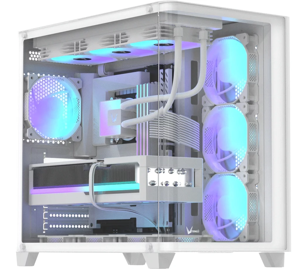 Корпус Formula Crystal U2 белый без БП ATX 1xUSB2.0 1xUSB3.0 1xUSB3.1 audio bott PSU (CRYSTAL U2 W)