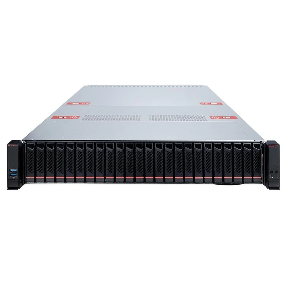 Серверная платформа MSI S5062X270RAU24 Rack 2U, 2xIntel Xeon 6 (LGA4710), 32xDDR5/6400, 24x2.5" U.2 NVMe + 2xE1.S 9.5mm rear, 2xM.2 2280/22110 PCIe5x2, up to 6xPCIe5 x16 + OCP3.0, Mgmt 1GbE, 2x2700W, Rails