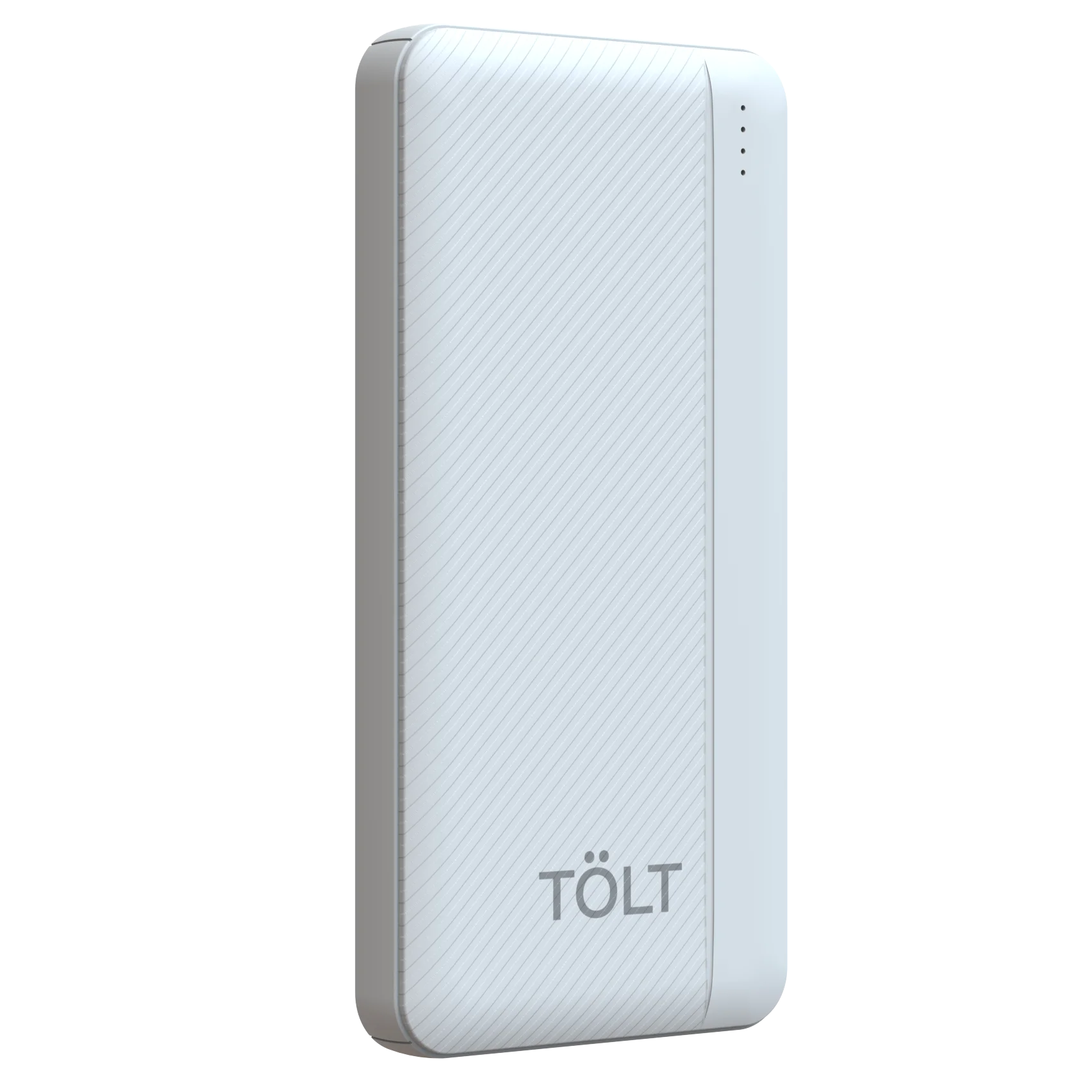 Портативный аккумулятор TOLT Lit K05 White, 10000mAh, 10W, white, CCC/ Powerbank TOLT Lit K05 White, 10000mAh, 10W, white, CCC