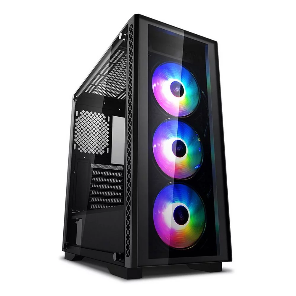Корпус Deepcool Bad Pack MATREXX 50 ADD-RGB 3F DP-ATX-MATREXX50-AR-3F-US (714033) E-ATX, CPU Height 160mm, VGA max «370mm, USB 2.0 x 2, USB 3.0 x 1, Audio x 1, Mic x 1, int. 3.5» x 2 , 2.5» x 4, Ext. 5.25» x 0, 3.5» x 0» (DP-ATX-MATREXX50-AR-3F-US||BP)