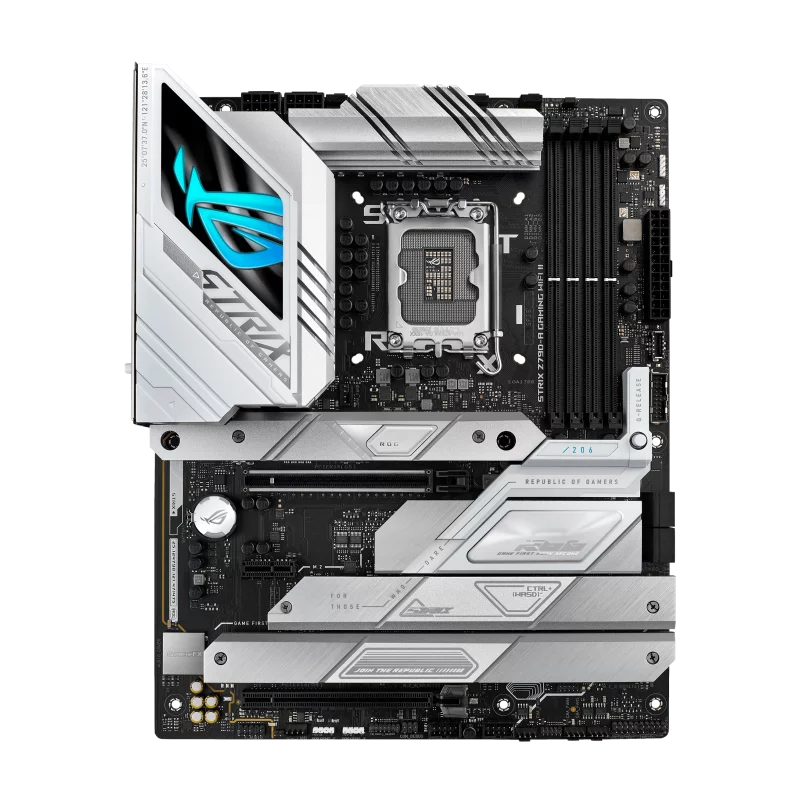 Материнская плата ASUS ROG STRIX Z790-A GAMING WIFI II Soc-1700 Intel Z790 4xDDR5 ATX AC`97 8ch(7.1) 2.5Gg RAID+HDMI+DP (90MB1FN0-M0EAY0)