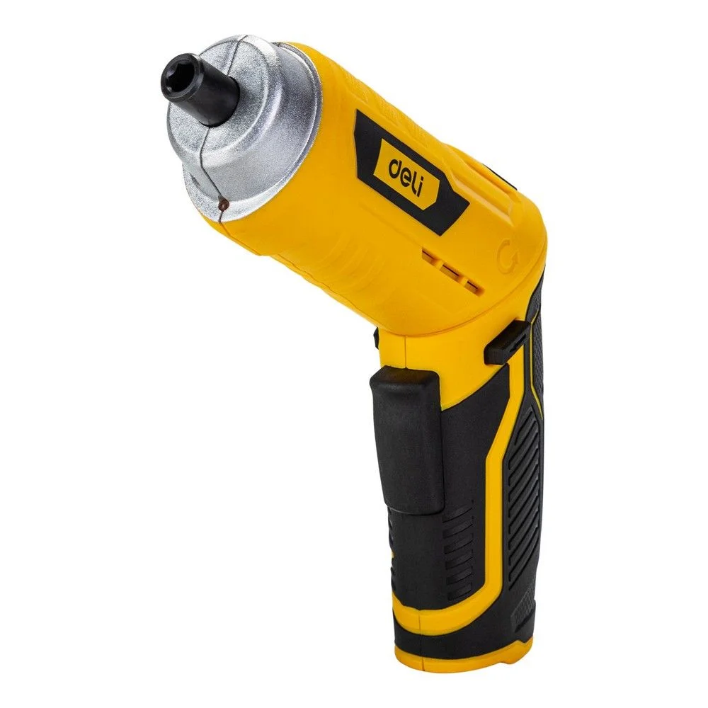 Отвертка аккумуляторная Deli DL-DP04-E2B1 (3,6В, 1,5А*ч, 3Нм, набор бит 10 шт, пласт. кейс) Bad Pack (DL-DP04-E2B1||BP)