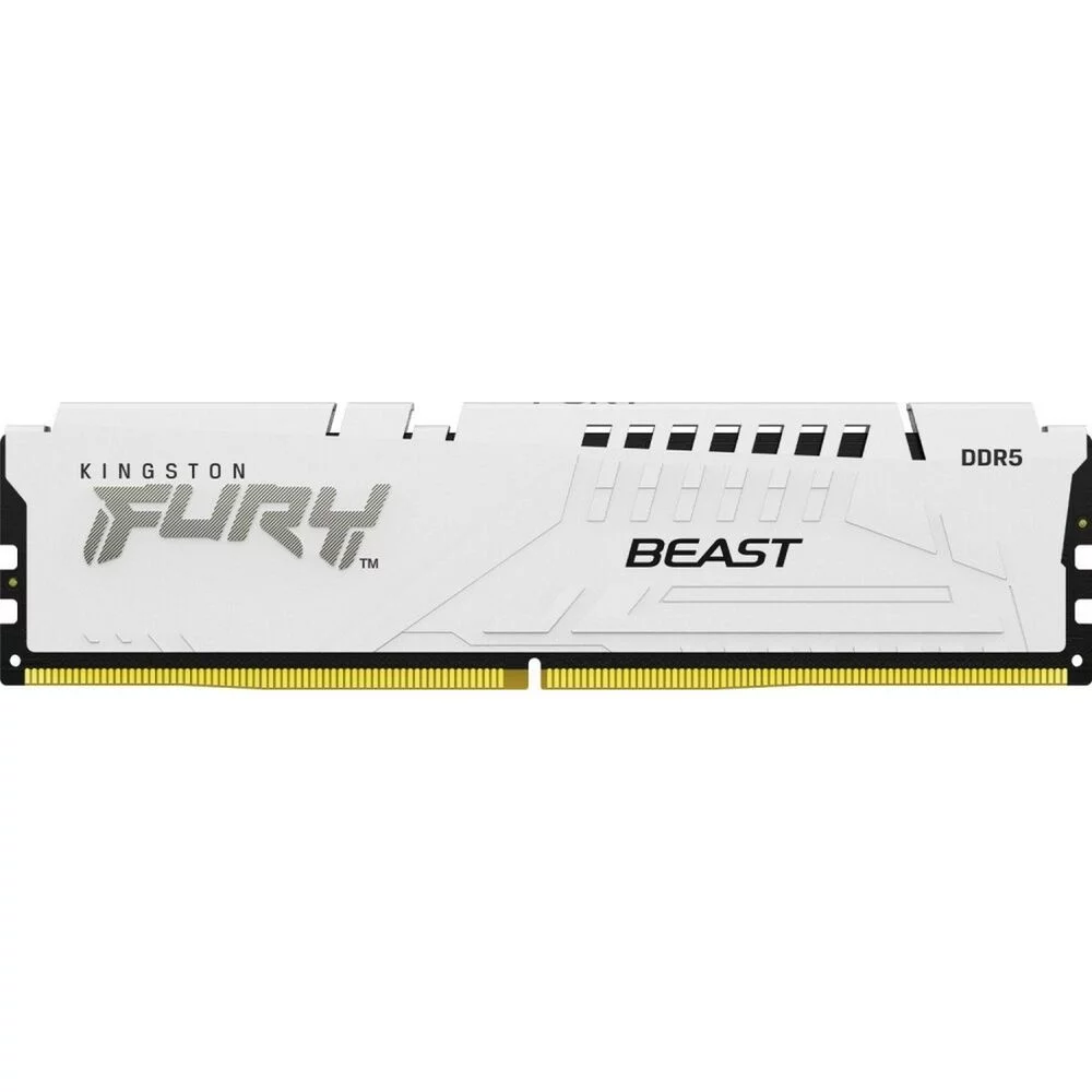 Память оперативная/ Kingston 32GB 5200MT/s DDR5 CL40 DIMM FURY Beast White XMP (KF552C40BW-32)
