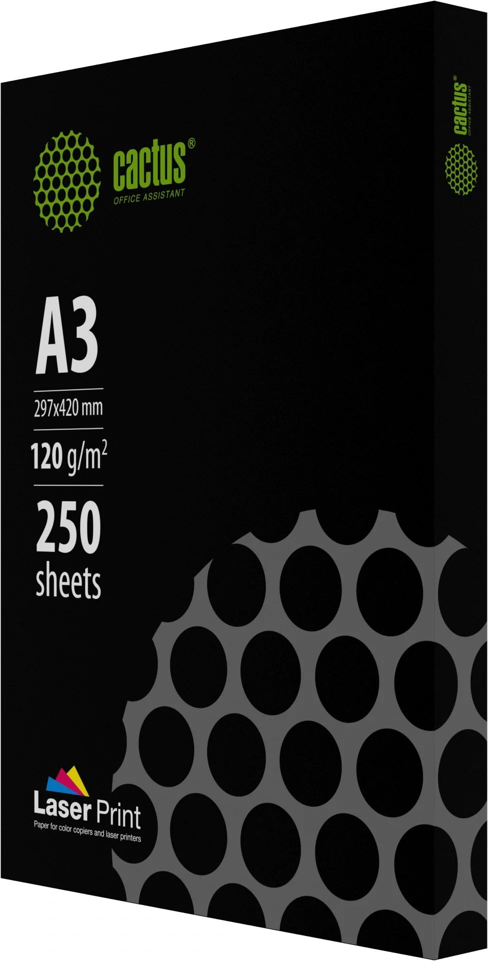 Бумага Cactus CS-LPA3120250 A3 марка A/120г/м2/250л./белый CIE170% для лазерной печати