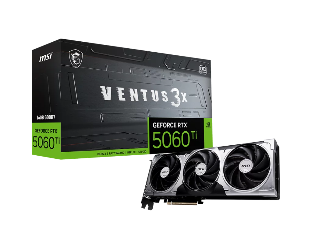 Видеокарта/ GeForce RTX 5060 Ti 16G VENTUS 3X OC
