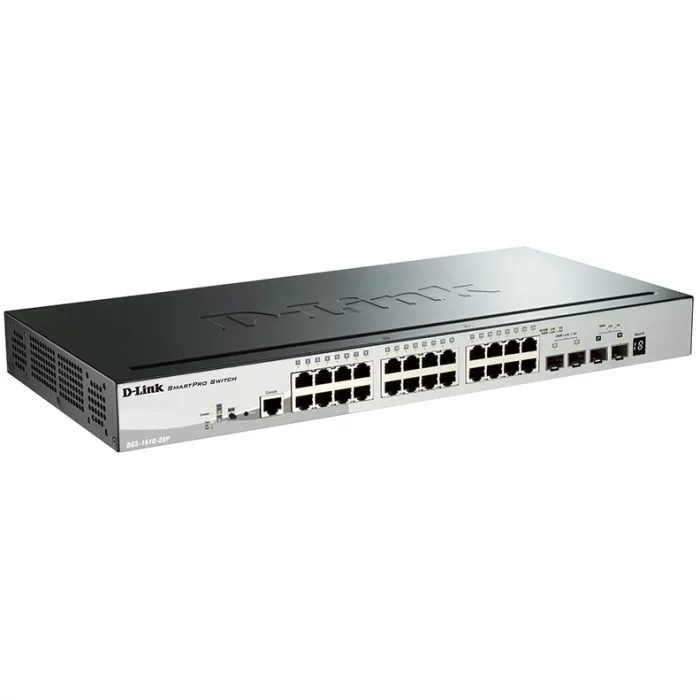 Картинка Коммутатор D-Link SmartPro DGS-1510-28P/A1A (DGS-1510-28P/A1A) 