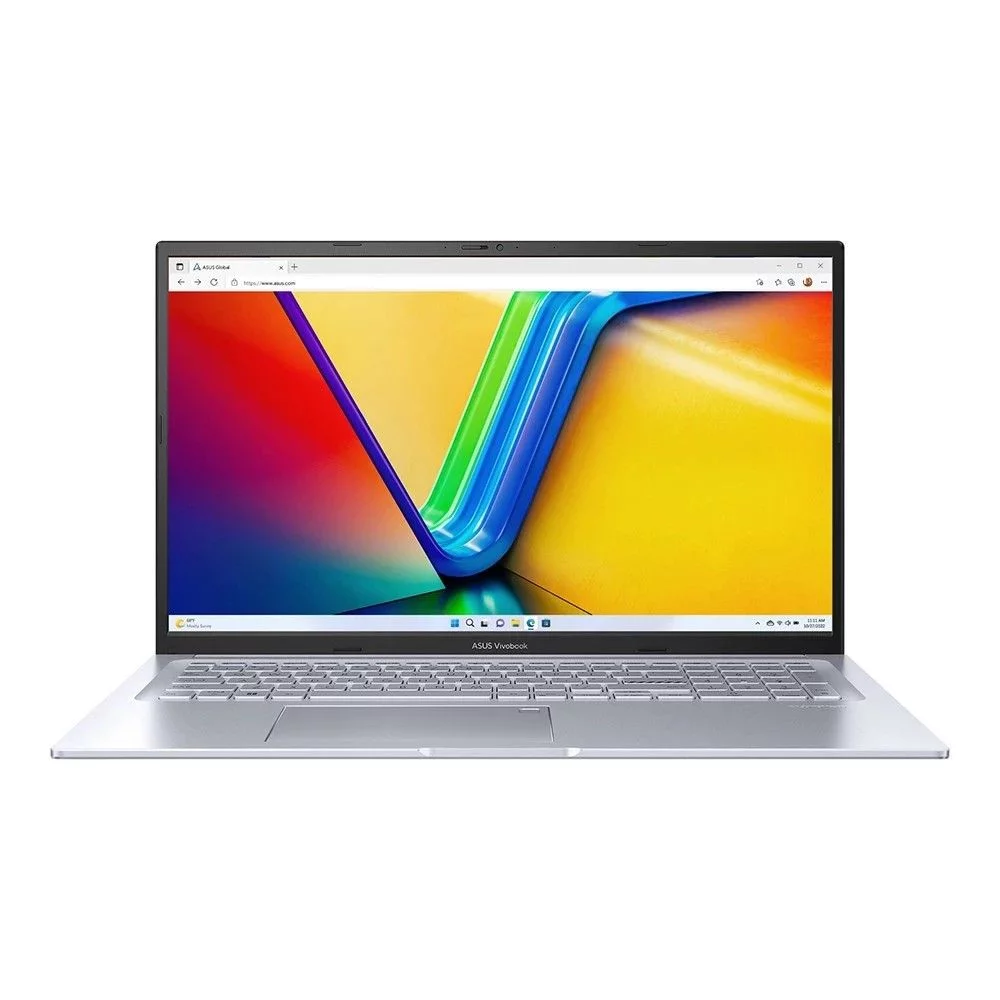 Ноутбук ASUS Vivobook 17X M3704YA-AU087 AMD Ryzen 7 7730U/16Gb/1Tb/17.3"/IPS/FHD/60Hz/NoOS/Silver (90NB1191-M003R0)