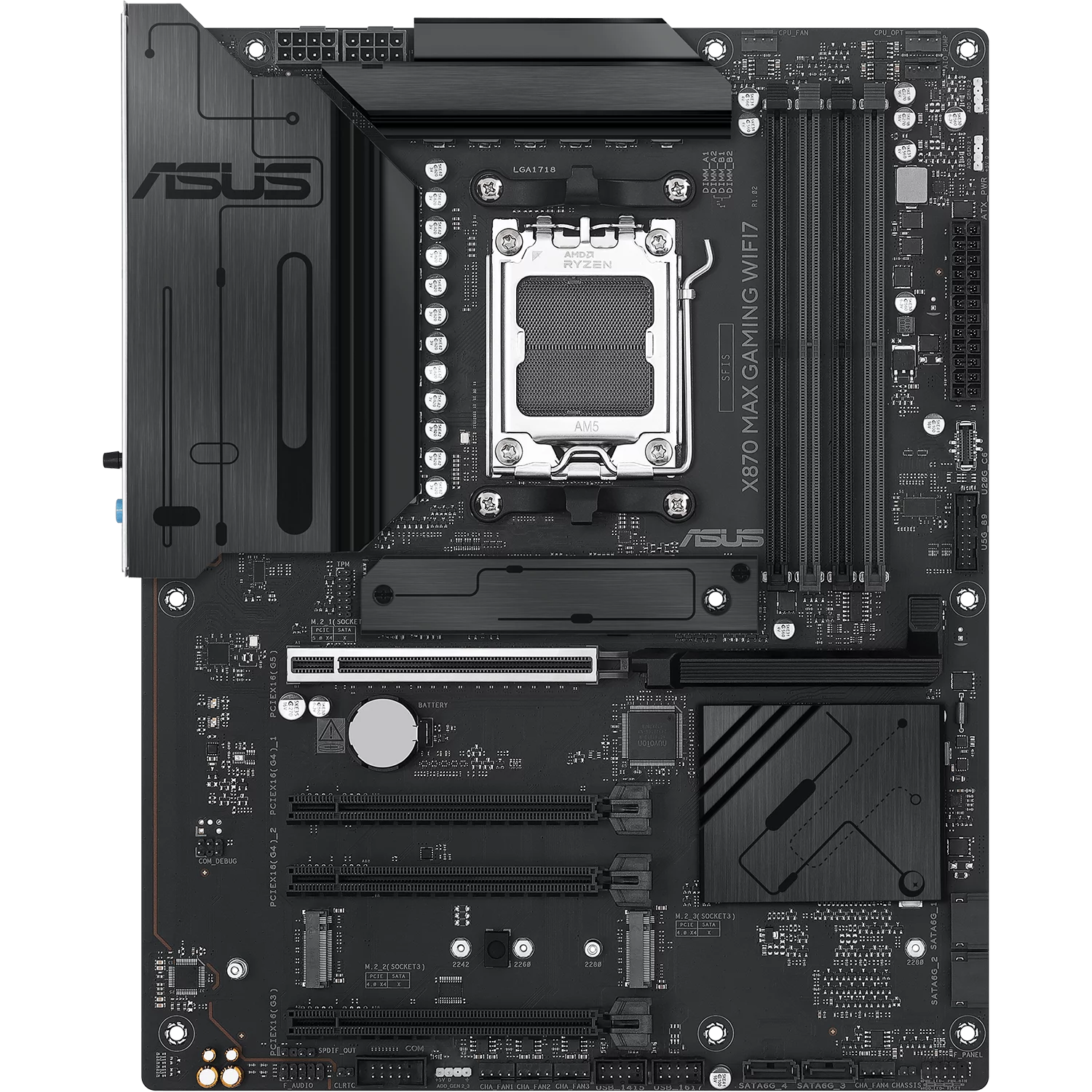 Материнская плата/ X870 MAX GAMING WIFI7 (90MB1LY0-M0EAY0)
