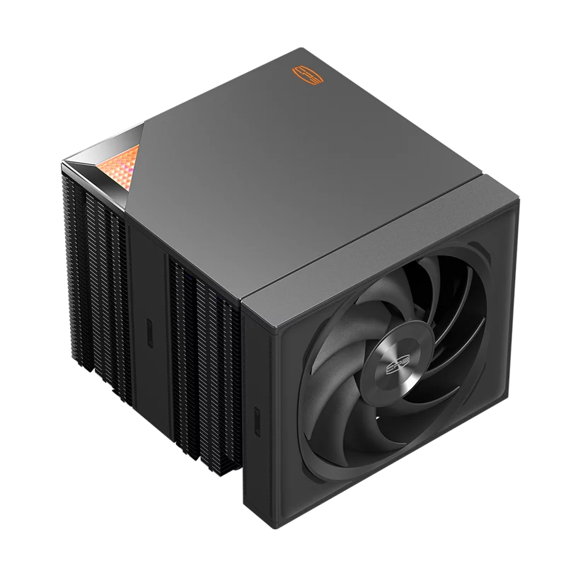 Кулер для процессора/ CPU Cooler PCCooler RZ820 BK (289W, 4-pin PWM, 165mm, Al/Cu, 4x8mm+4x6mm, 1x140mm+1x150mm, 71.9CFM/86.7CFM, 27.1dBA/32dBA, 1500RPM/2200RPM, S: 1851/1700/1200/20XX/115X, AM5/AM4,