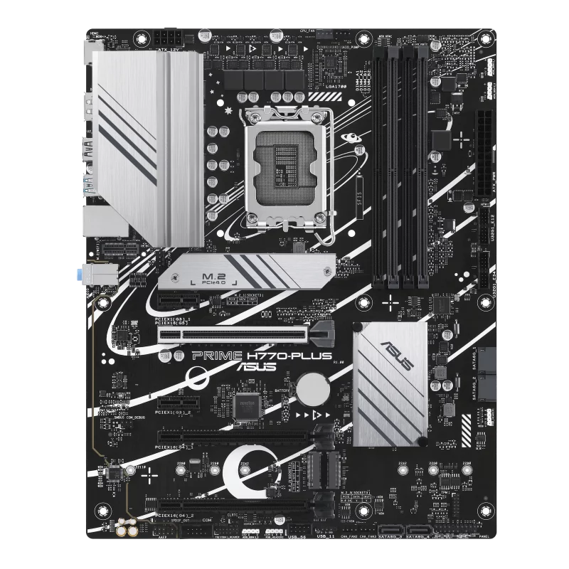 Материнская плата ASUS PRIME H770-PLUS, LGA1700, H770, 4*DDR5, HDMI+DP, 4xSATA3 + RAID, M2, Audio, Gb LAN, USB 3.2, USB 2.0, ATX (90MB1EE0-M0EAY0)