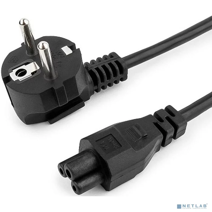 Filum Кабель питания CEE 7/ 7- С5, 3х0.75мм, 220В, 10A, чёрный, 3м (FL-PC10-EU-C5-3M)