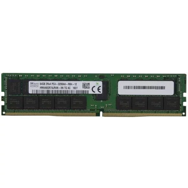 Память оперативная/ Hynix 64GB 3200MHz DDR4 RDIMM pulled (HMAA8GR7AJR4N-XN)