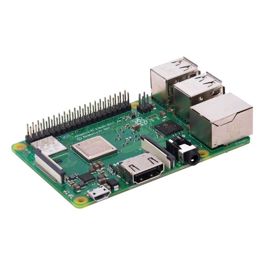Одноплатный компьютер Raspberry Pi 3 Model B (RA432,E14 version) Retail,1GB RAM,QuadCore 1.2GHz Broadcom BCM2837 64bit CPU,WiFi,Bluetooth,40-pin extended GPIO,4xUSB 2.0,HDMI,USB-microB Power разъем (Support R (RASPBERRY PI 3B)
