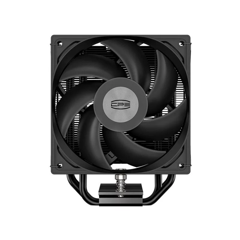 Кулер для процессора/ CPU Cooler PCCooler RT400 BK (235W, 4-pin PWM, 148mm, Al/Cu, 4x6mm, 1x120mm, 73.32CFM, 34.9dBA, 2200RPM, S: 115X/1200/1700/1851 , AMD AM4/AM5, black)