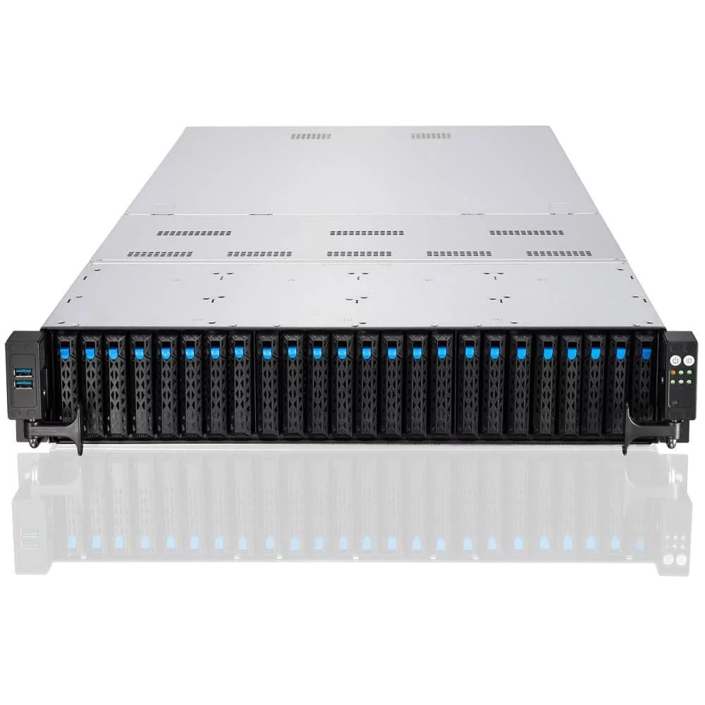 Серверная платформа Asus RS720A-E11-RS24U/ 2x SP3/ 32x DIMM/ noHDD (24x SFF)/ 2x 10Gb/ 2x 1600W (up 2) (90SF01G3-M01450)