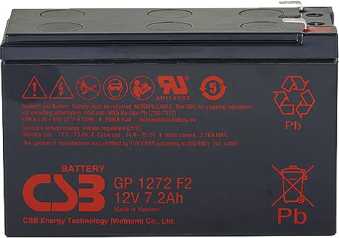Батарея для ИБП CSB GP1272 12В 7.2Ач (412351) (412351#MLN)