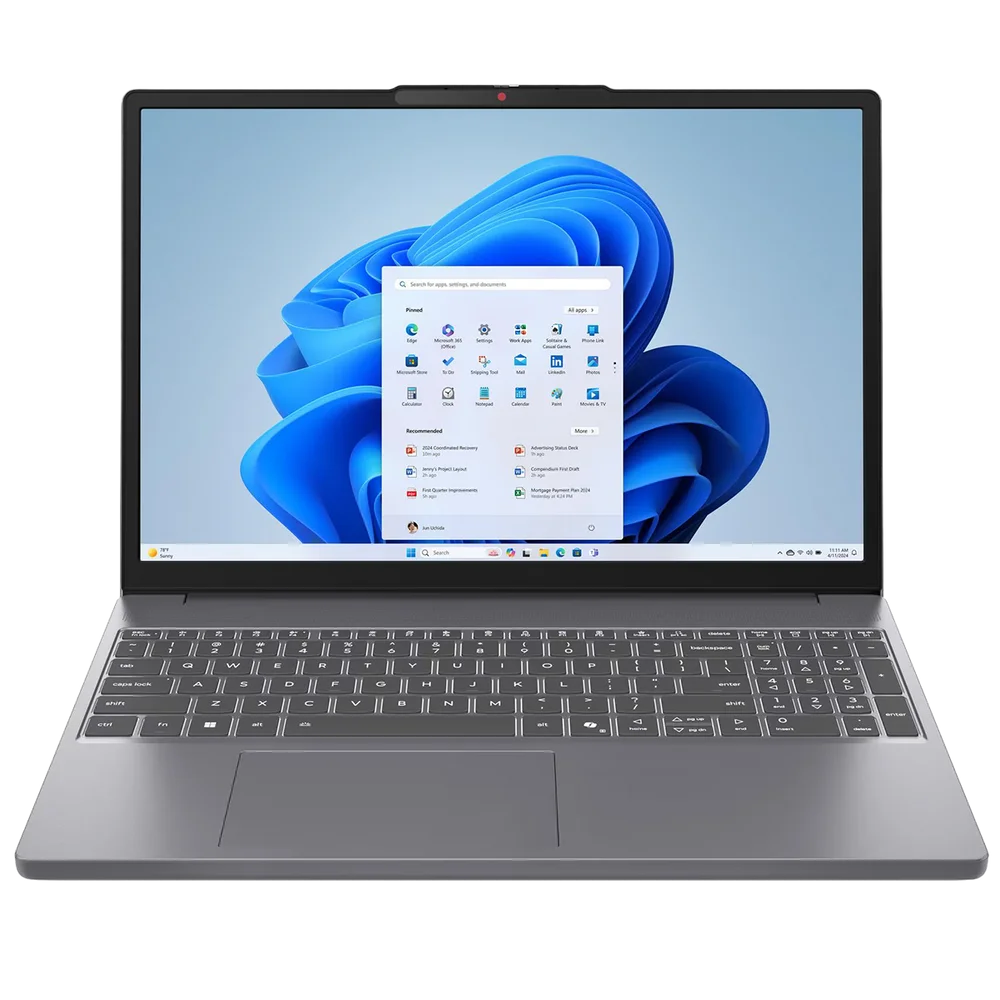 Ноутбук Lenovo IdeaPad Slim 3 15IRH10/ 15.3" WUXGA 1920x1200/ Intel Core i7 13620H/ 16 Gb/ 512 Gb SSD/ Intel UHD Graphics/ No OS/ серый/ 1.59 кг (83K100YTFU)