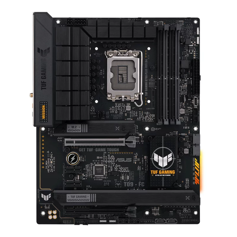 Материнская плата ASUS TUF GAMING B760-PLUS WIFI D4 Soc-1700 Intel B760 4xDDR4 ATX AC`97 8ch(7.1) 2.5Gg RAID+HDMI+DP (90MB1DF0-M0EAY0)