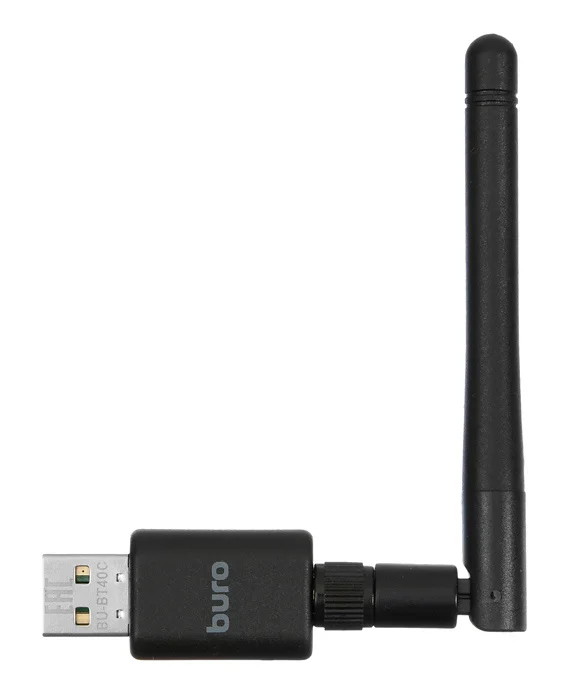 Адаптер USB Buro BU-BT40C BT4.0+EDR class 1 100м черный (BT40С)
