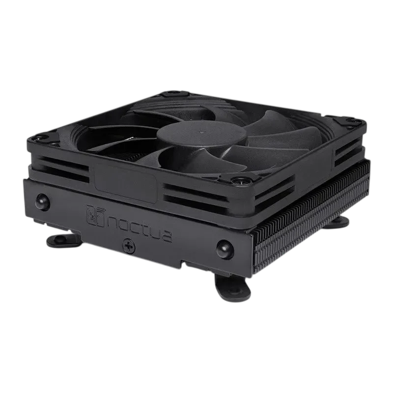 Кулер для процессора/ CPU Cooler Noctua NH-L9i chromax.black (59W, 4-pin PWM, 37mm, Al/Cu, 2x6mm, 1x92x92x14mm, 33.84CFM, 23.6dBA, 2500RPM, S: 1200/115x, Black)