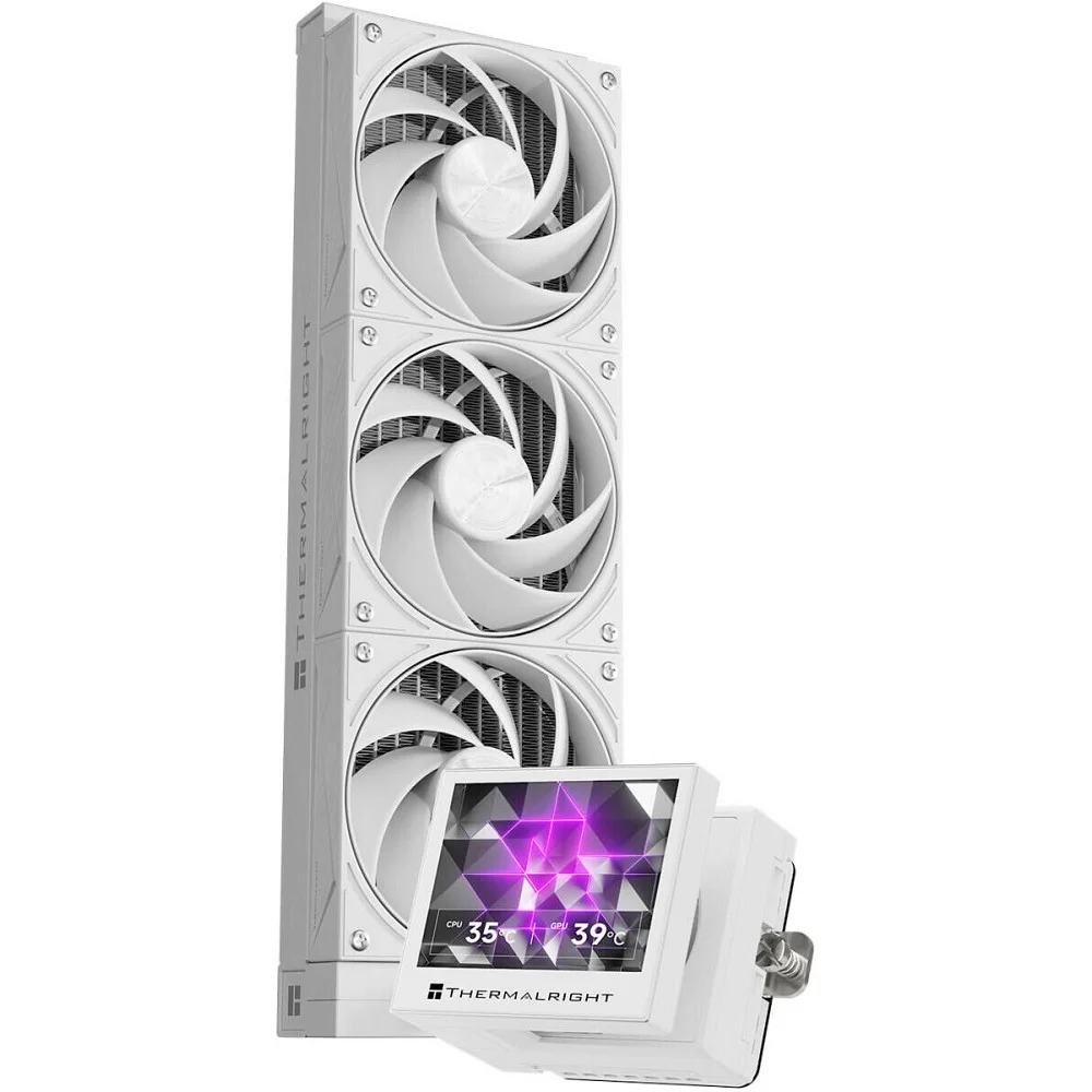 Thermalright Система водяного охлаждения Stream Vision 360 White / 3x120mm PWM Fans / TRSV360W