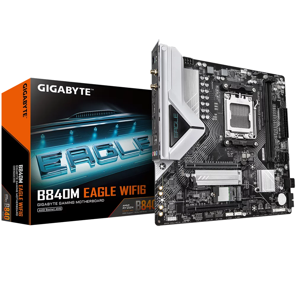 Материнская плата Gigabyte B840M EAGLE WIFI6, RTL