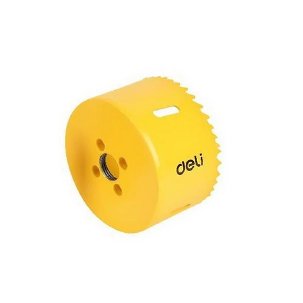 Оснастка Deli Коронка биметаллическая DH-SKK051-E1 диаметр 51мм, макс глубина сверления 38мм, шаг зубьев 4-6мм, 42CrMo+M3