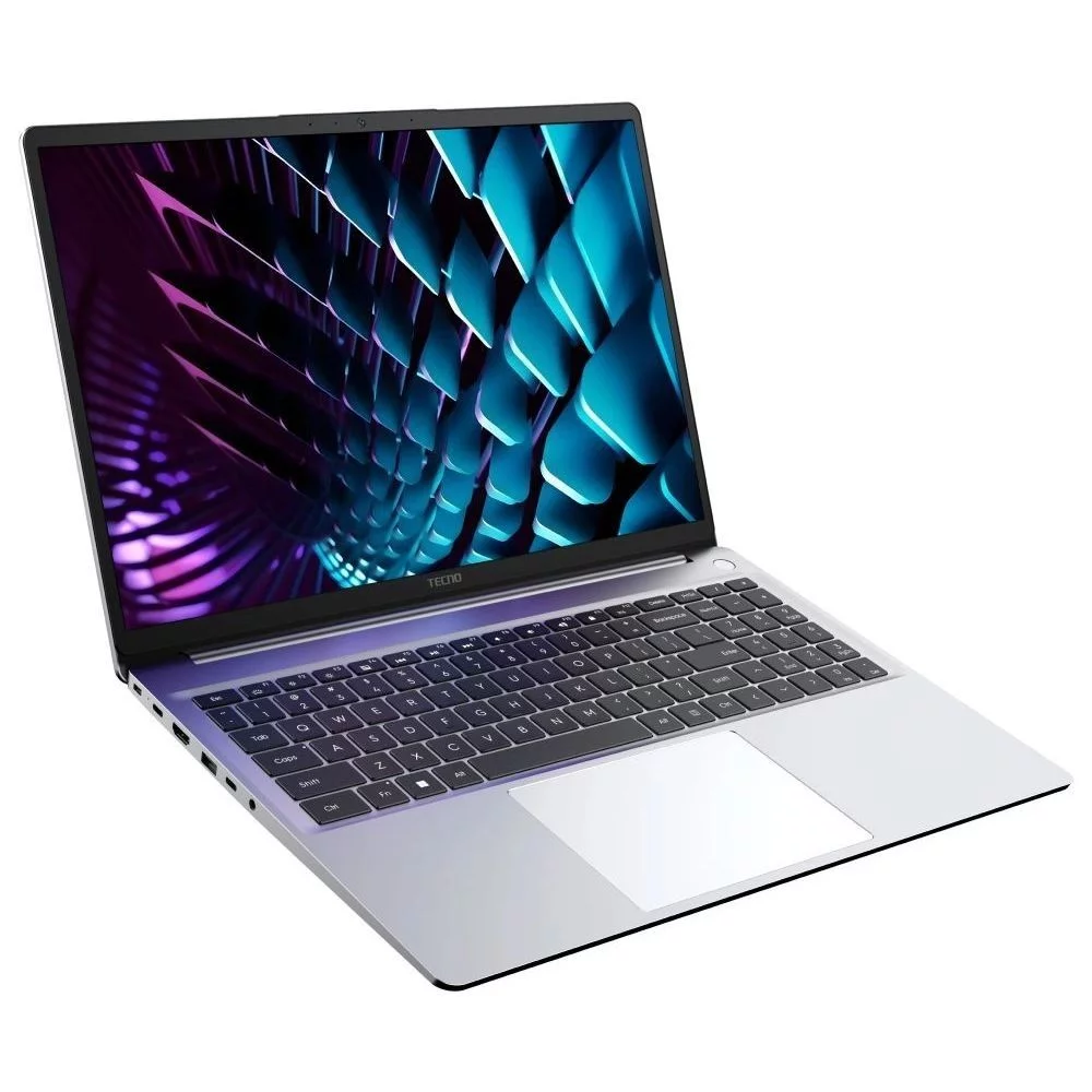 Ноутбук Tecno MegaBook K16SDA Ryzen 5 7430U 16Gb SSD512Gb AMD Radeon Graphics 16" IPS WUXGA (1920x1200) Windows 11 Home silver WiFi BT Cam 6060mAh (71003300342)