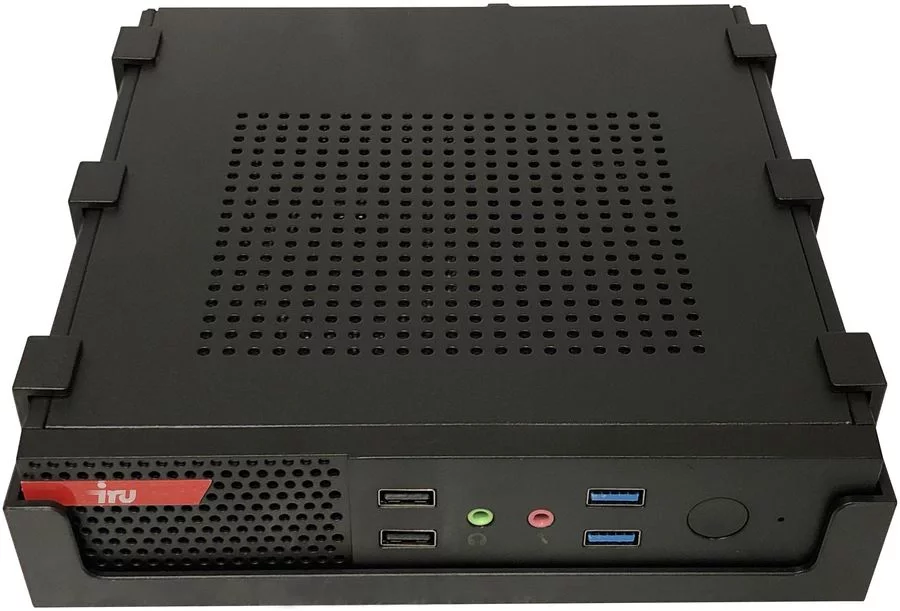 ПК IRU Опал 312 slim PG G6400 (4) 8Gb SSD256Gb UHDG 610 FreeDOS GbitEth 90W черный (RUS) (1988453)