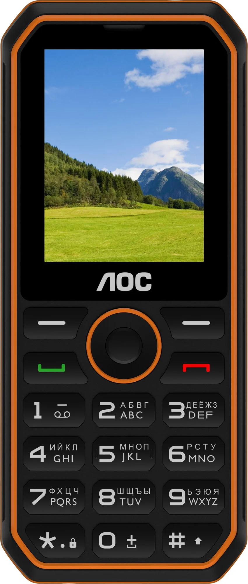 Мобильный телефон AOC 248 A черный моноблок 2.4" (CTA248BO/00)