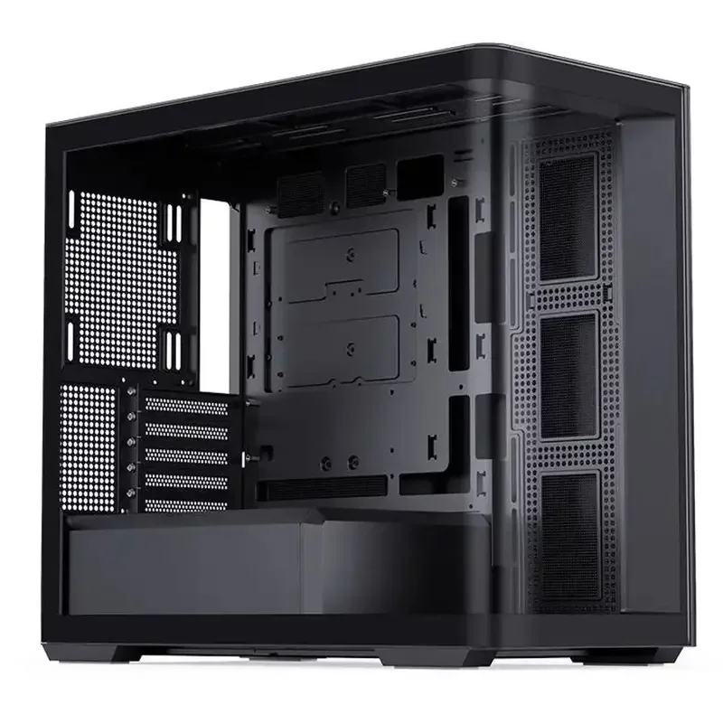 Корпус без блока питания/ JONSBO D300, Mini-Tower, TG, no fan, 2xUSB-A 3.2 + 1xUSB-C 3.2, mATX, mITX Black (D300 BLACK)
