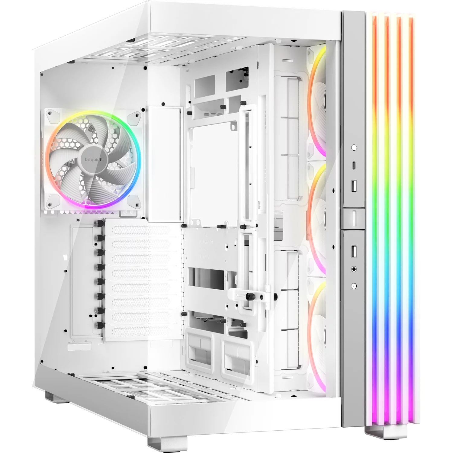 Корпус ПК без блока питания/ Case be quiet! LIGHT BASE 900 FX, Full-Tower, TG, 4x140mm ARGB, 2xUSB-A 3.2, 1xUSB 3.2 Type-C, XL-ATX, E-ATX, ATX, mATX, mITX White (BGW72)