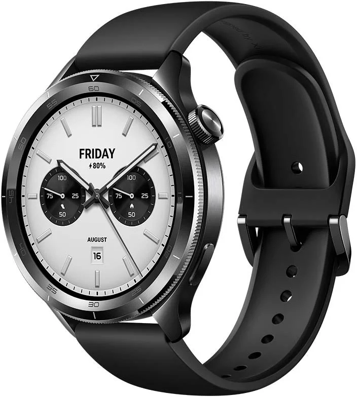 Смарт-часы Xiaomi Watch S4 47мм 1.43" AMOLED корп.черный рем.черный (BHR9195GL)