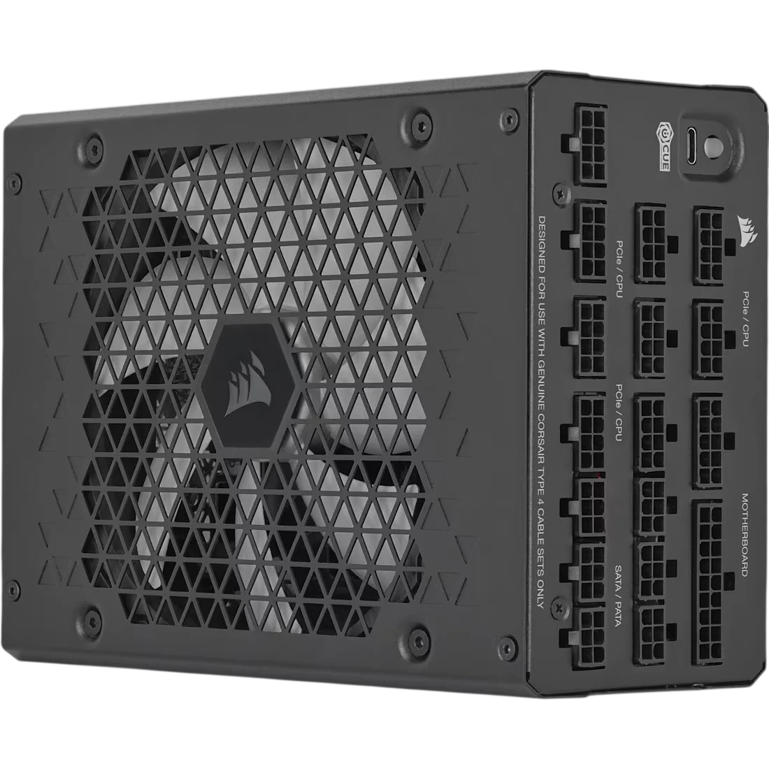 Блоки питания/ Power Supply Corsair HX1200i Ultra-Low Noise, Model RPS0202, 1200W 80+ Platinum (ATX, 3.1, PCIe 5.1, Full modular, 1x24(20+4)pin, 2x12V-2x6, 1x16-pin PCIe, 2x4+4-pin CPU +12V (EPS), 6x4 (CP-9020307-EU)