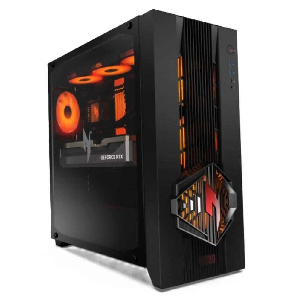Настольный Компьютер Acer Nitro 70 N70X3D-100 AMD Ryzen 7 9800X3D/32Gb/SSD1Tb/RTX5080 16Gb/PSU 1200W/NoOS/Black (DG.E5ACD.008)