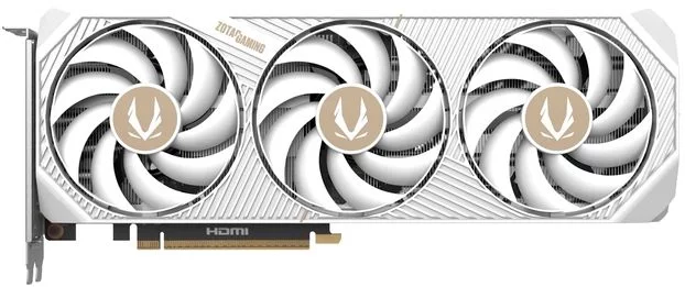 Видеокарта Zotac PCI-E 4.0 RTX 5070 AMP WHITE ED NVIDIA GeForce RTX 5070 12Gb 192bit GDDR7 2587/ 28000 HDMIx1 DPx3 HDCP Ret (ZT-B50700FQ-10P)