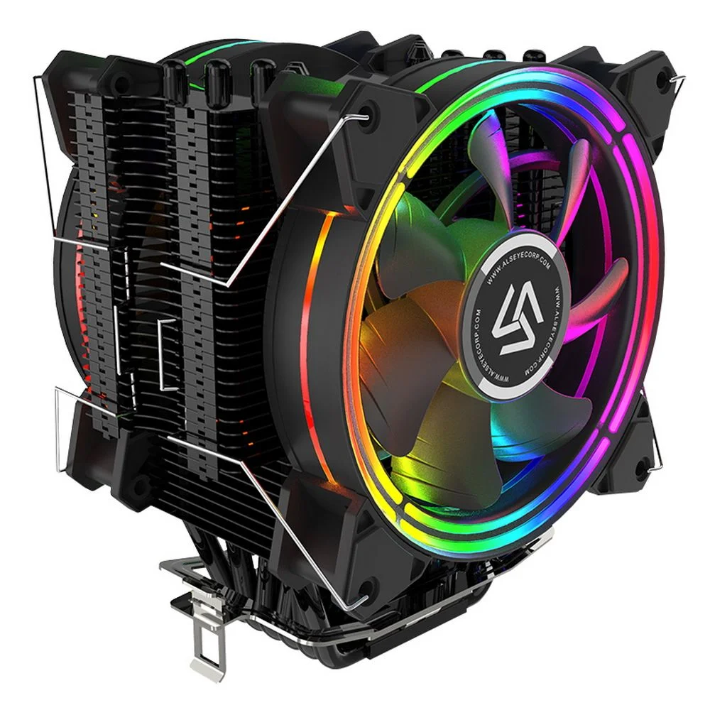 Вентилятор ALSEYE H120D Universal, TDP 200W, Heat Pipe:6mm*6pcs, 800;2000RPM, 11.6-35.3dB(A), RGB, RTL {18} (872339)/ (874043) (AS.01.02.0009)