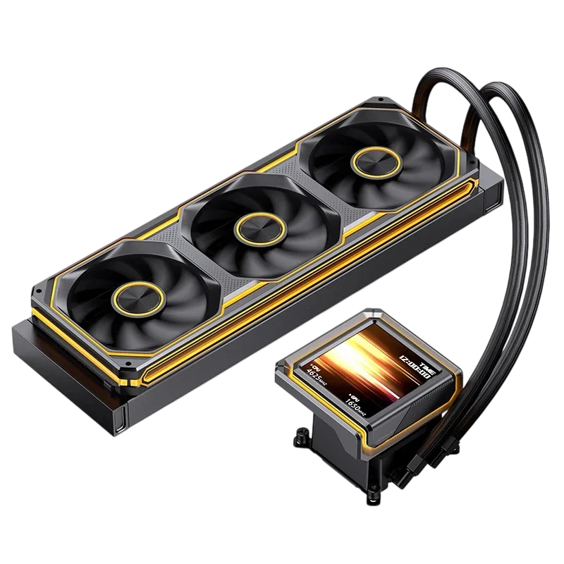 Система жидкостного охлаждения/ Water Cooling System JONSBO TX-360 Black (325W, 360mm, LED, Black, ARGB/ Fans: 3x120mm, 62.4CFM, 37.3dBA, 2400RPM/ Pump height 70.6mm, 5000RPM, Rad thickness 27mm/ S: 1