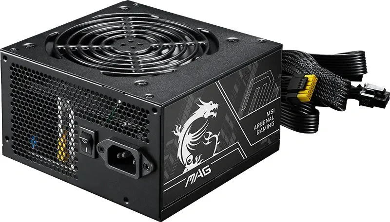 Блок питания MSI ATX 750W MAG A750BN PCIE5 II 80+ bronze (20+4pin) APFC 120mm fan 3xSATA RTL (306-7ZPSX11-CE0)