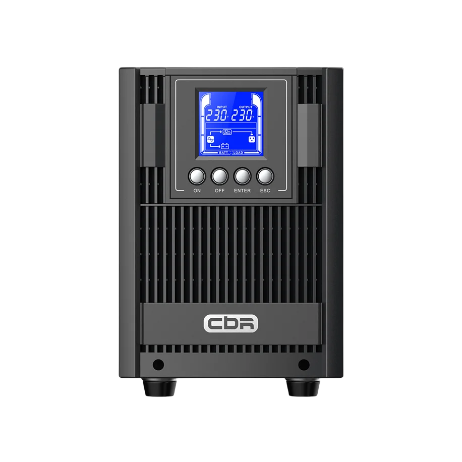 ИБП CBR ESSENCE ESN-1500C Online 1500 VA / 1500 W, Tower, 6 x C13, LCD, HID-USB, RS232, EPO, SNMP slot/ UPS CBR Online Tower (ESN-1.5KT-6I-LCHERSC)