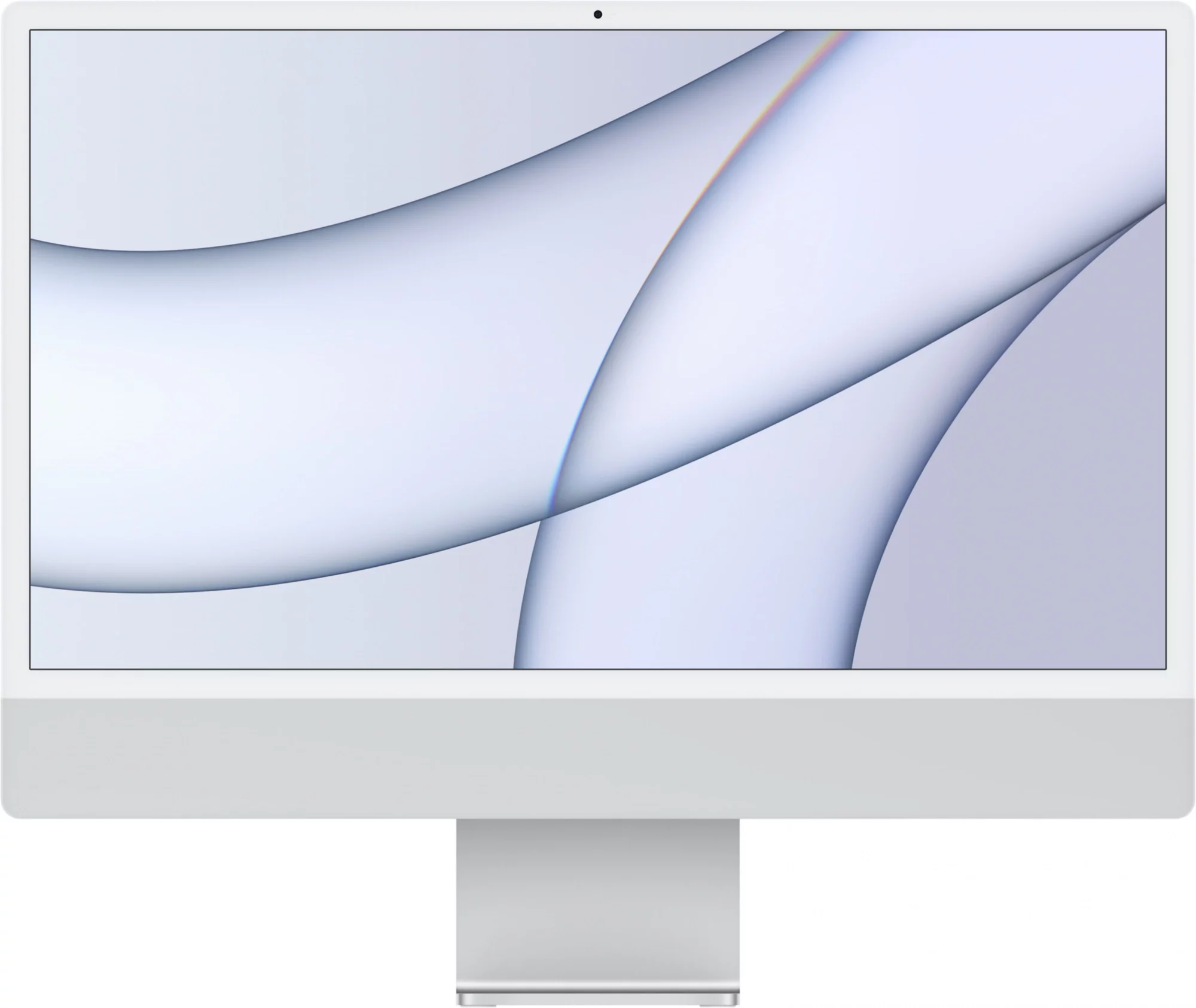 Моноблок Apple iMac A2438 24" 4.5K M1 8 core 8Gb SSD256Gb 8 core GPU macOS GbitEth WiFi BT клавиатура мышь серебристый 4480x2520 (MGPC3C/A)