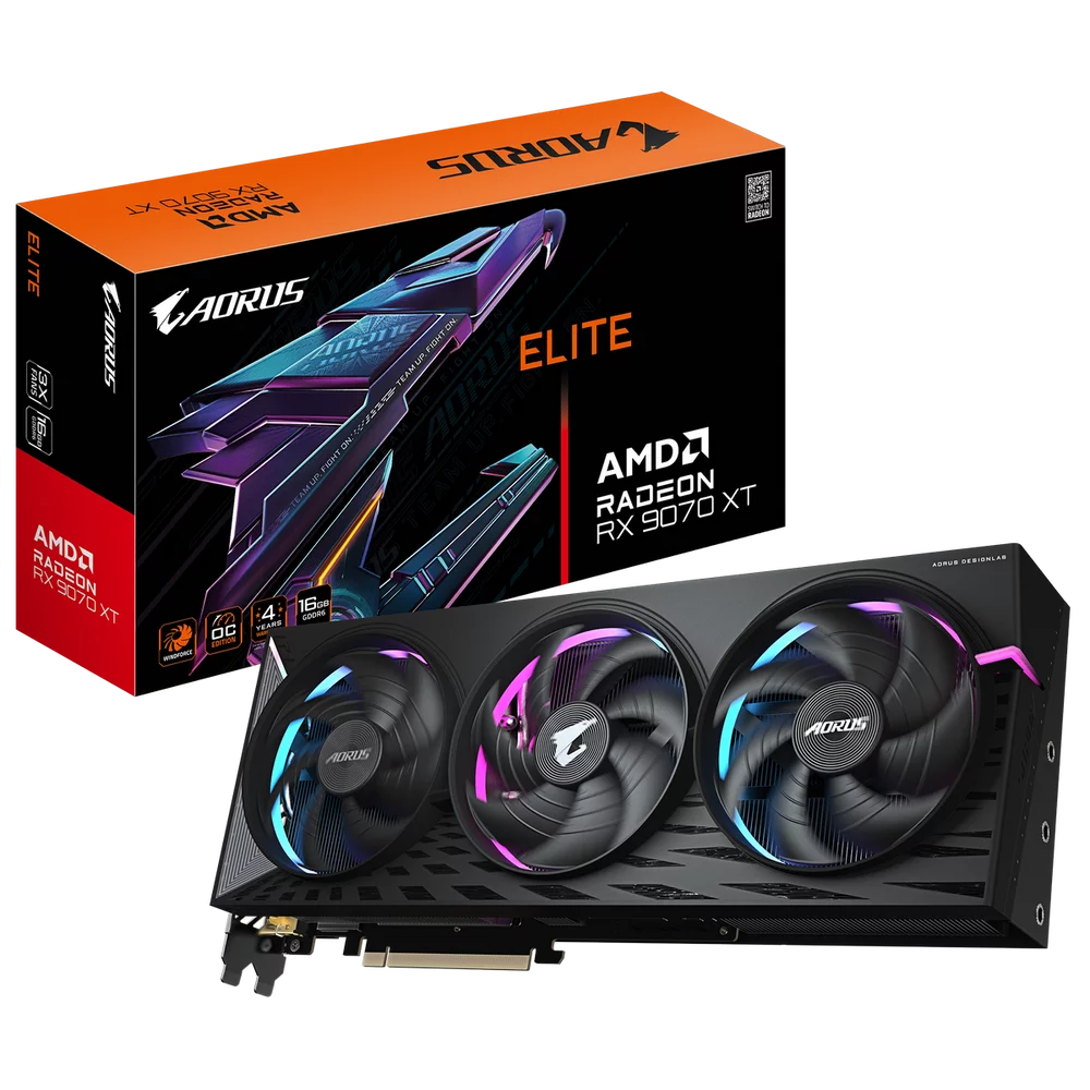 Видеокарта/ GV-R9070XTAORUS E-16GD