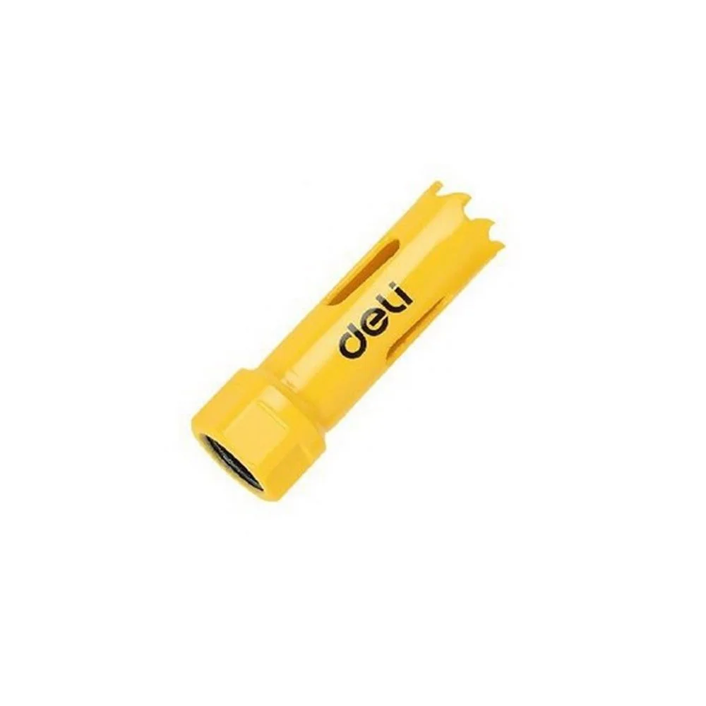 Оснастка Deli Коронка биметаллическая DH-SKK016-E1 диаметр 16мм, макс глубина сверления 38мм, шаг зубьев 4-6мм, 42CrMo+M3