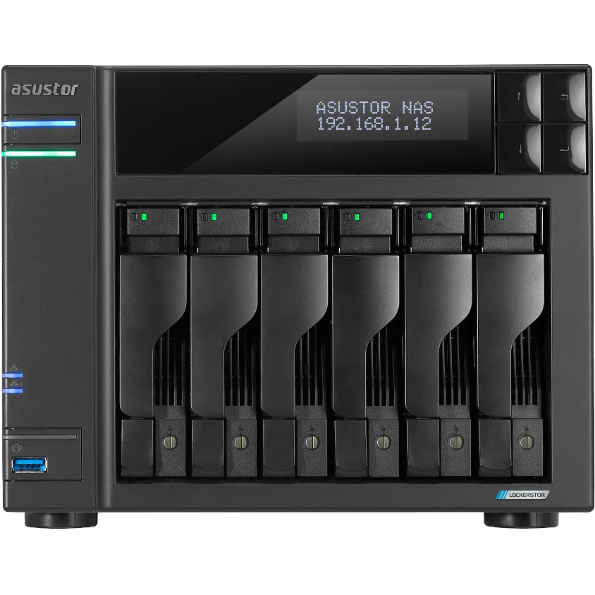 Система хранения данных ASUSTOR AS6704T V2/ ASUSTOR AS6706T V2 (90IX01N5-BW3S00)